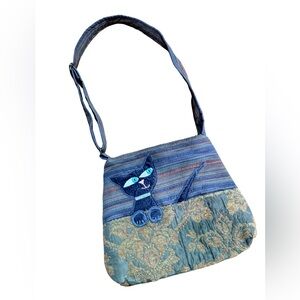 Fabric Cat Themed Purse